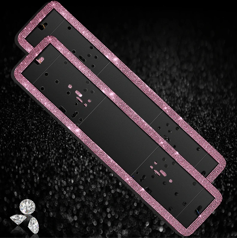 Podložka pod ŠPZ Crystal Pink