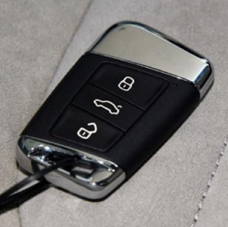 Metalický obal na kľúč Škoda III., VW, Seat