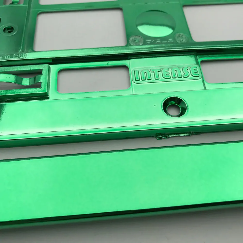 Podložka pod ŠPZ zelena metalíza