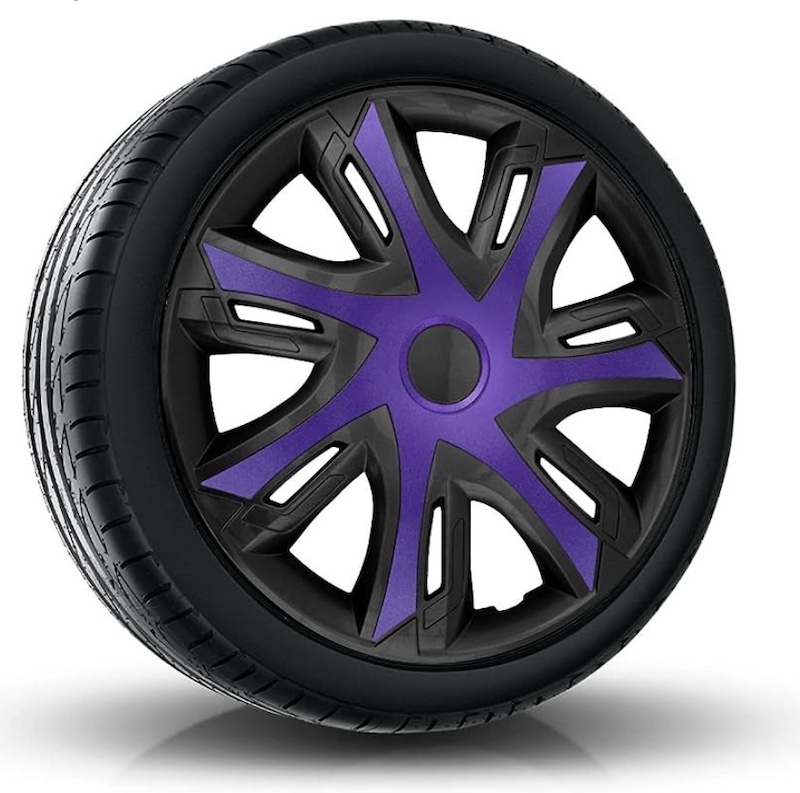Puklice na kolesá NRM N-Power fialová/čierna