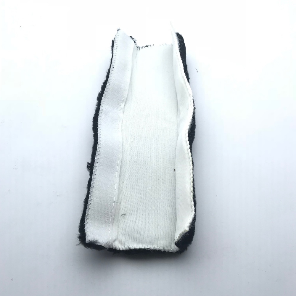 Návlek na bezpečnostný pás chlpatý BLACK