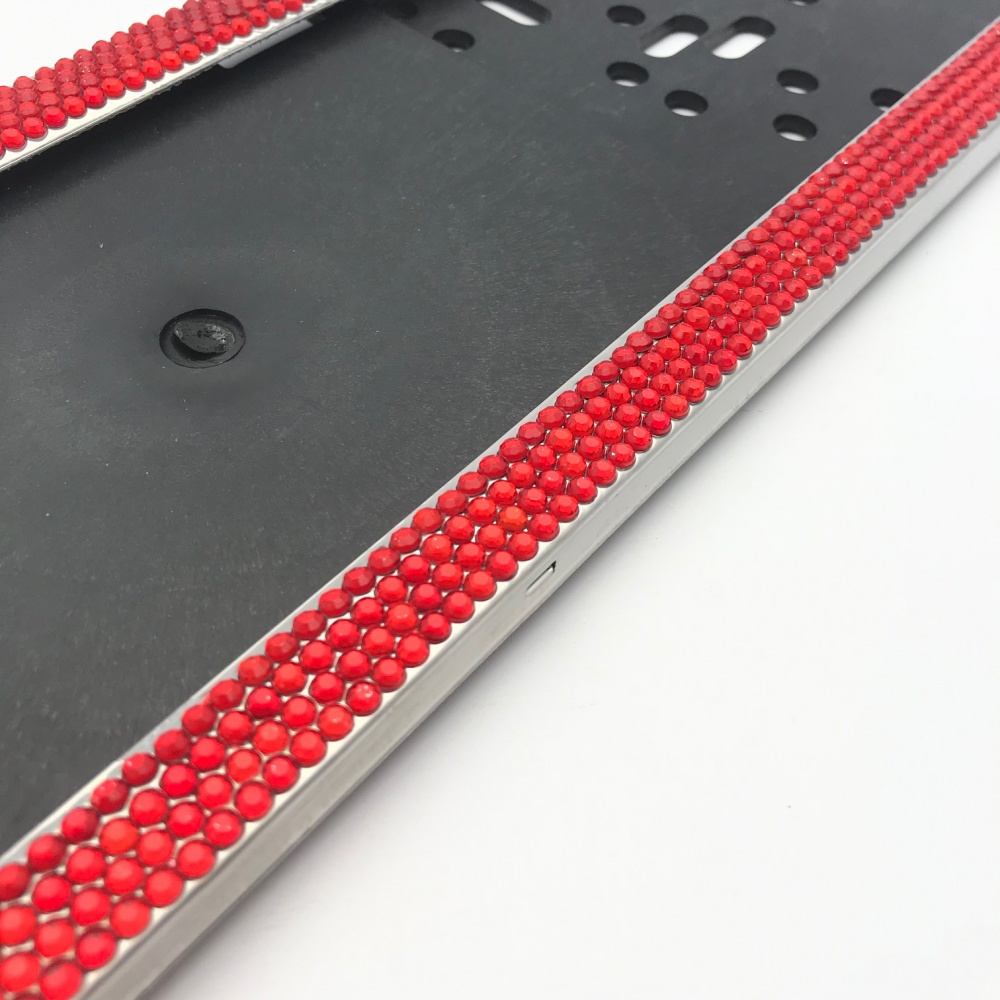 Podložka pod ŠPZ Crystal Red