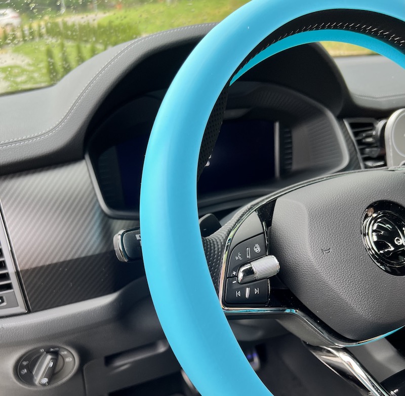 Silikónový poťah na volant GARO tyrkysova