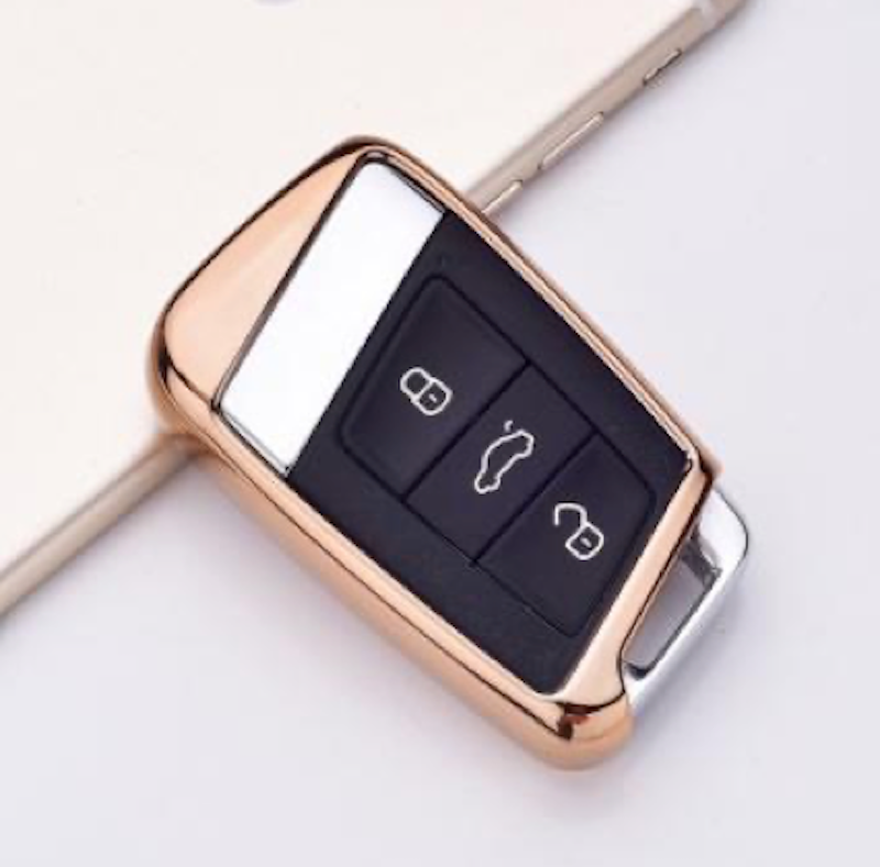 Metalický obal na kľúč Škoda III., VW, Seat