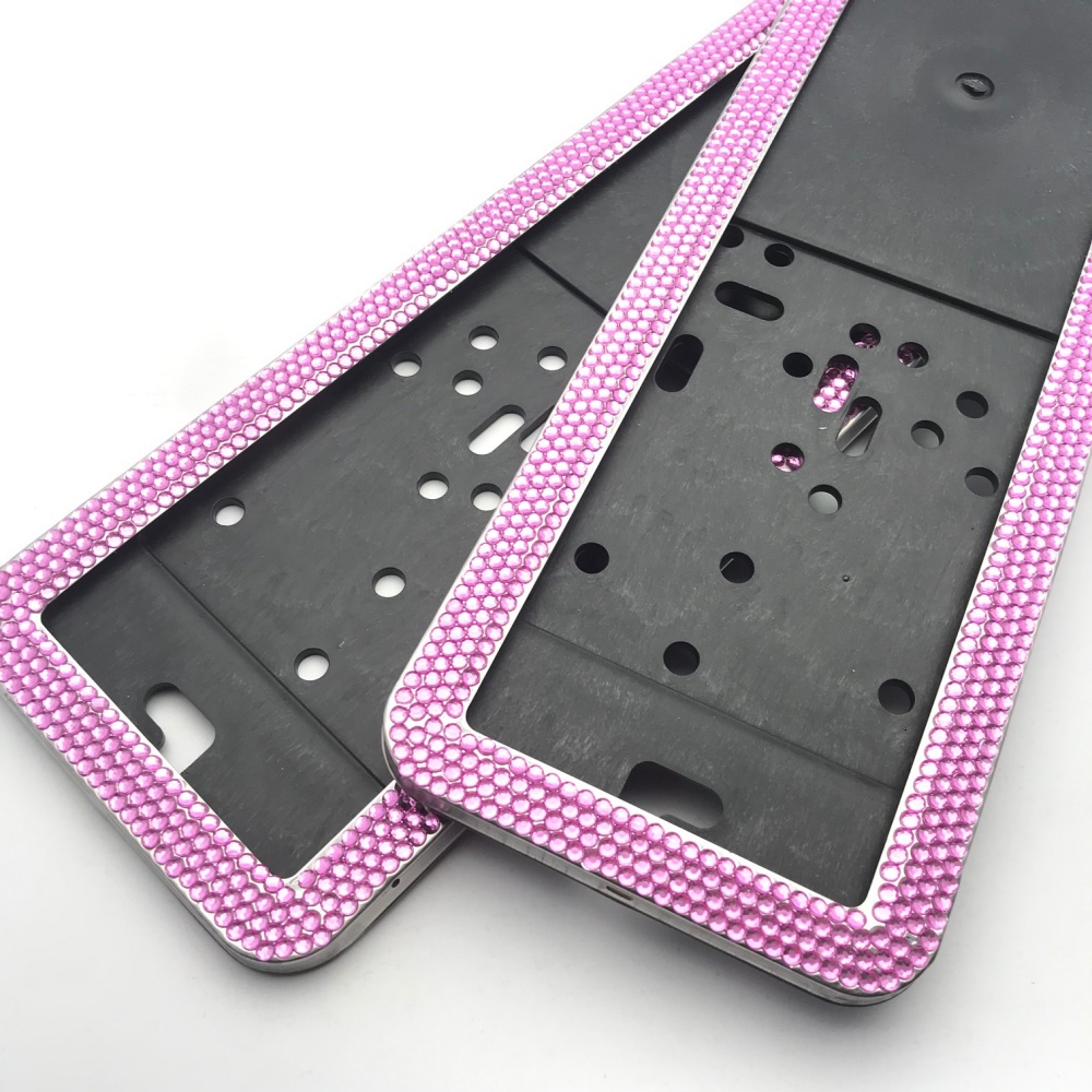 Podložka pod ŠPZ Crystal Pink