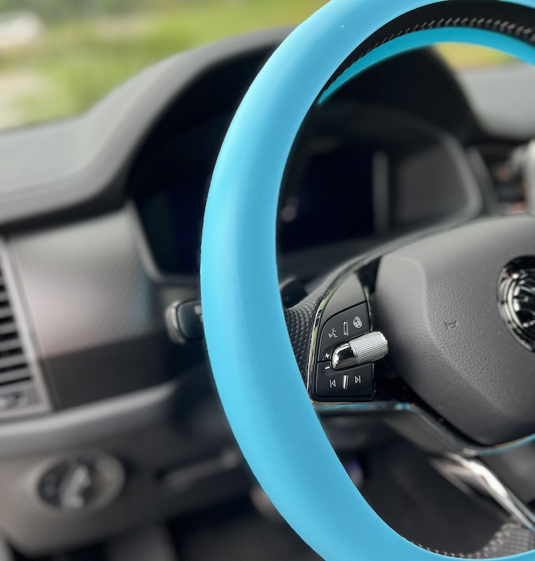 Silikónový poťah na volant GARO tyrkysova