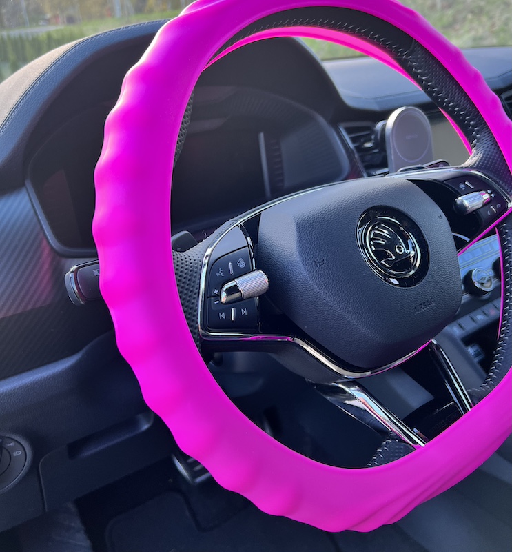 Silikónový poťah na volant GARO s vrúbkammi