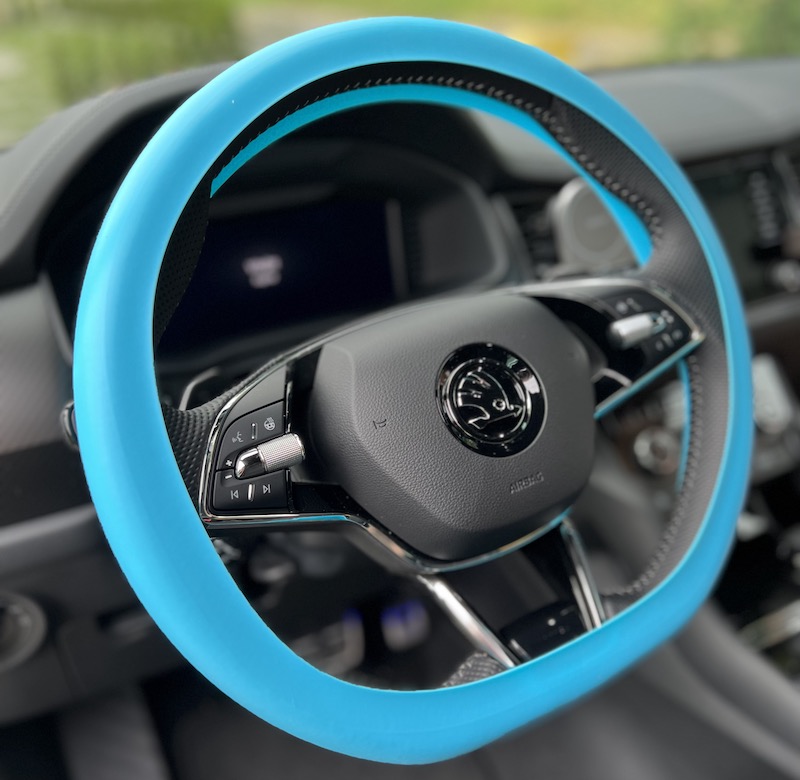 Silikónový poťah na volant GARO tyrkysova