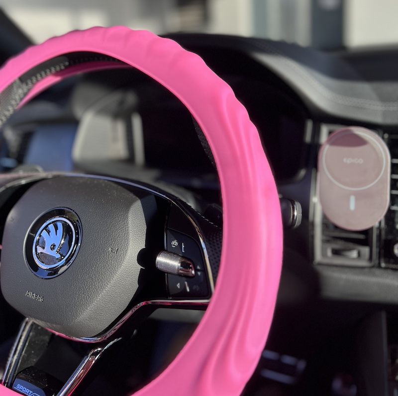 Silikónový poťah na volant GARO s vrúbkammi