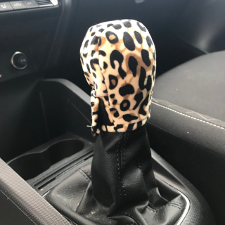 Obal na riadiacu páku Leopard Gold